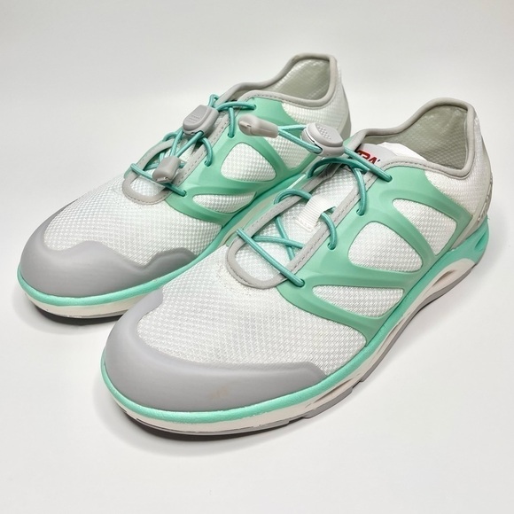 NEW XTRATUF White and Green Contrast Mesh Spindrift Seafoam Water Sneakers US 7 - Picture 5 of 9